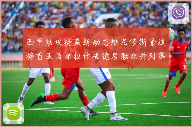 西甲助攻榜最新动态维尼修斯紧追榜首亚马尔拉什福德居勒尔并列第4